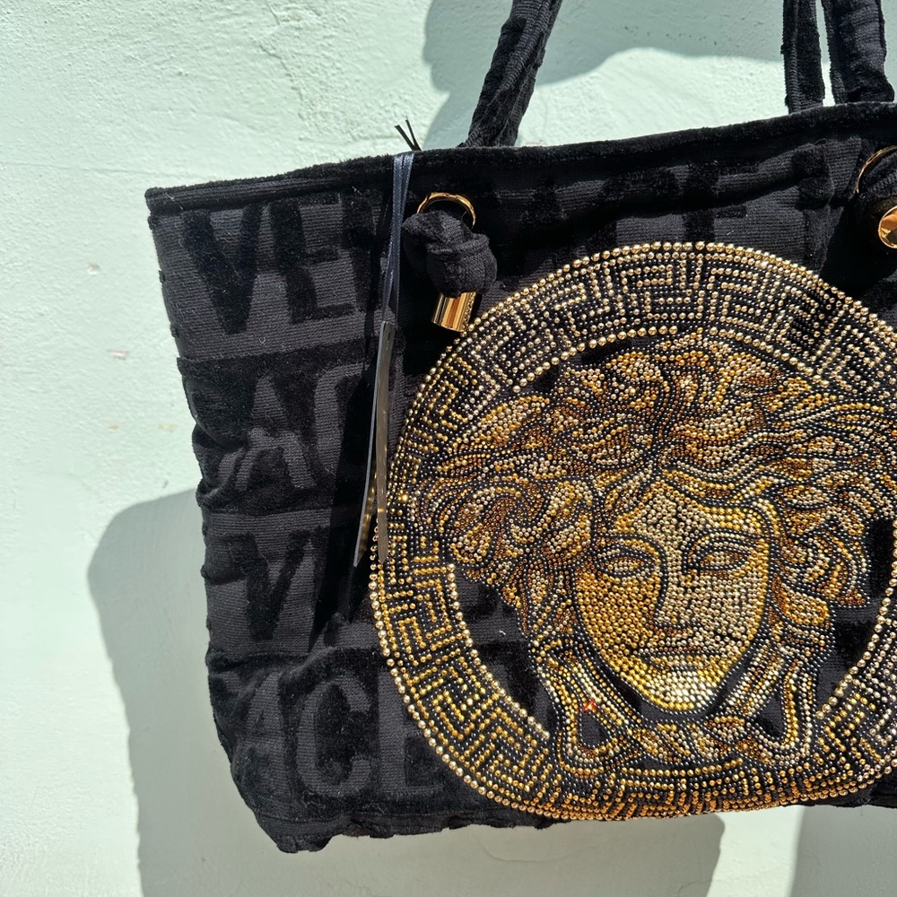 Versace Towel Tote Bag NWT